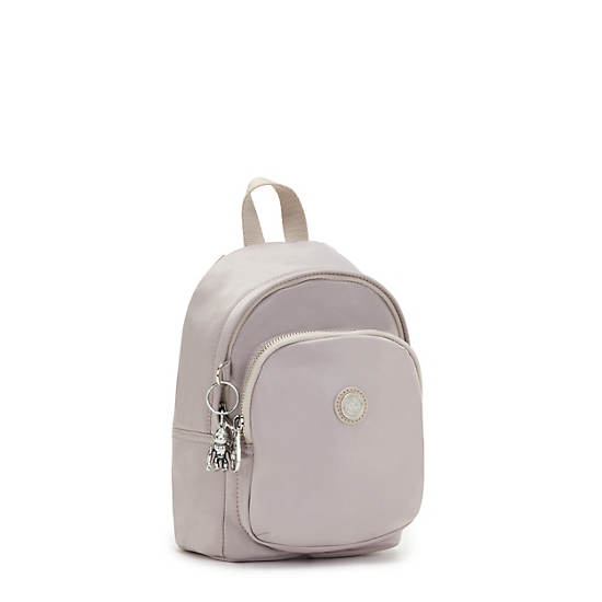 Kipling Delia Compact Metallic Convertible Hátizsák Fehér | HU 1559NW